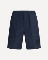 Cotton Bermuda Shorts - BLUE | Base Blu