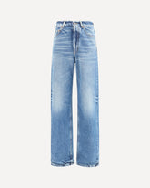 High waisted wide leg Jeans in denim - BLUE | Base Blu