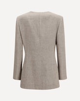 Linen Blazer - BEIGE | Base Blu