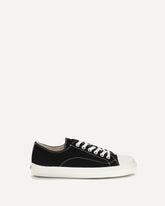 Canvas Couture Sneakers - BLACK | Base Blu