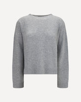 Cashmere crewneck Sweater - GREY | Base Blu