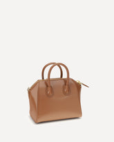 Antigona mini Handbag - BROWN | Base Blu