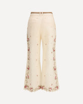 Pantaloni flared Patience - CREMA  | Base Blu