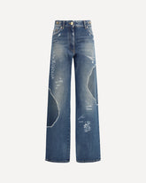 Jeans in Denim di Cotone - BLU | Base Blu