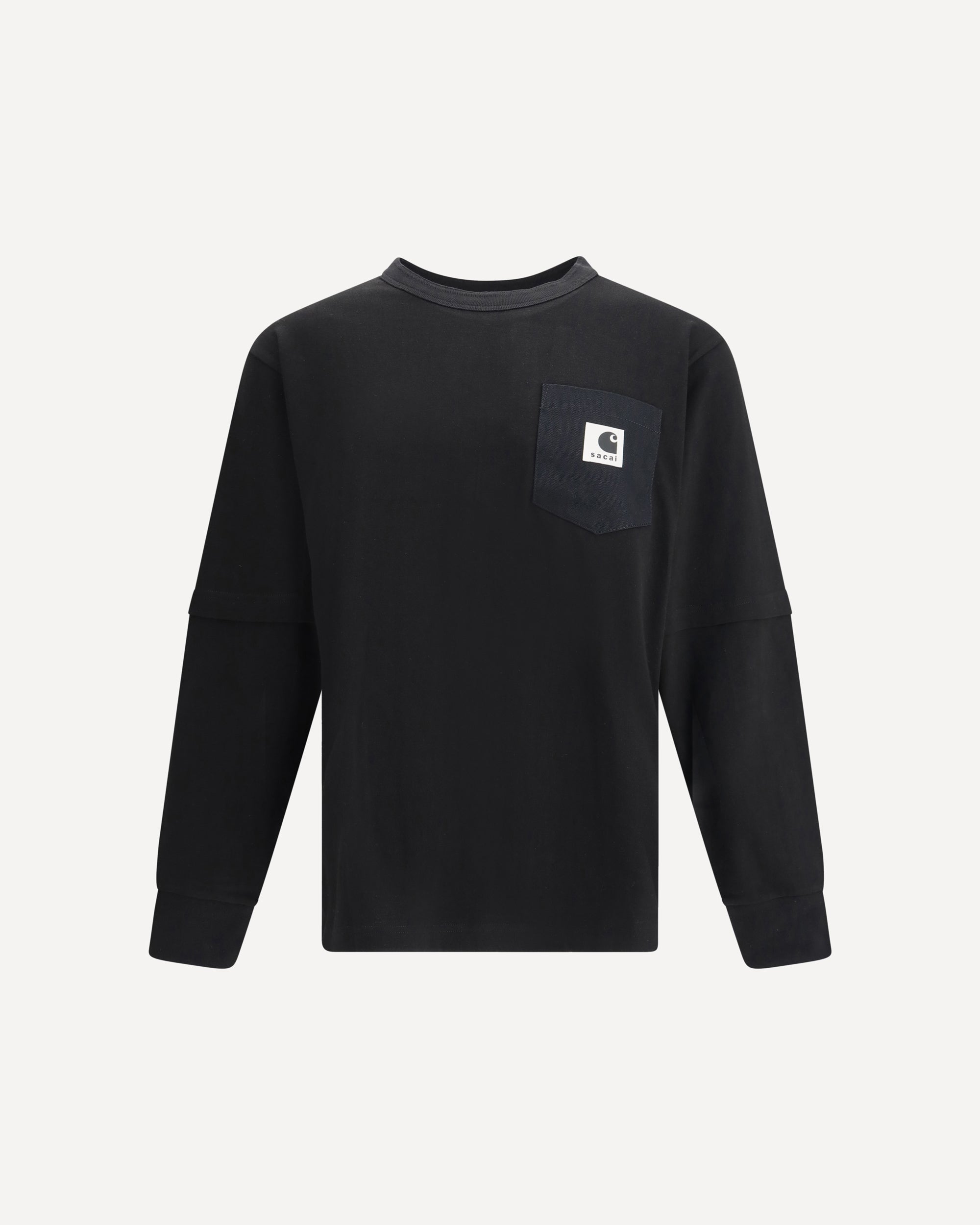 SACAI WIP Cotton Jersey L/S T-Shirt by Sacai x Carhartt