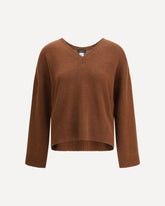 Cashmere Sweater - BROWN | Base Blu