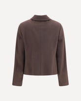 Virgin wool Jacket - BROWN | Base Blu