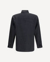 Linen Shirt - BLACK | Base Blu