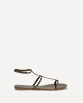 Sandali con strass - MARRONE | Base Blu