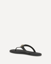 Rubber Thong Sandals - BLACK | Base Blu
