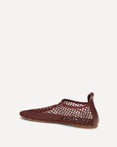 High mesh Ballerinas - BORDEAUX | Base Blu