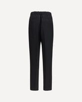 Linen and viscose Pants - BLACK | Base Blu