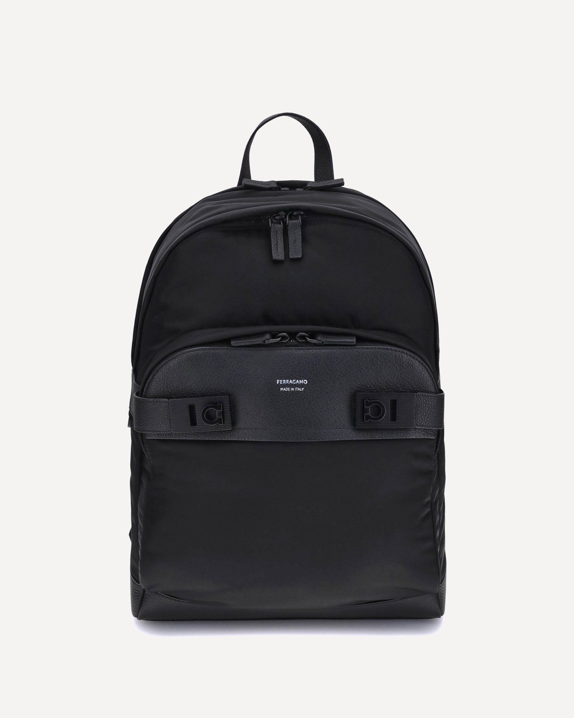brief backpack leather ferragamo SALVATORE GANCINI My True Luxe as does the discreetly embossed Ferragamo logo on the lower pocket Salvatore Ferragamo - Logo-Embossed Leather
