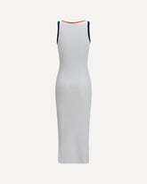 Abito midi in cotone a costine - MULTICOLORE | Base Blu