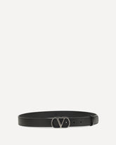 Vlogo Signature leather Belt - BLACK | Base Blu