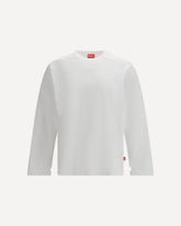 T-Kristian long-sleeve T-shirt with raglan cut - WHITE | Base Blu