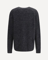 Eborah Cardigan in alpaca blend - GREY | Base Blu