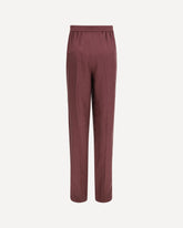 Habutai silk tailored Pants - PURPLE | Base Blu