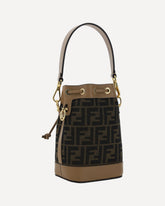 Borsa a Secchiello Mon Tresor mini  - MARRONE | Base Blu