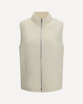 Virgin wool Vest - CREAM | Base Blu