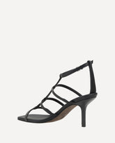 Sandals with sparkling embellishment - BLACK | Base Blu