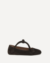 Le Teckel Ballerinas - BROWN | Base Blu