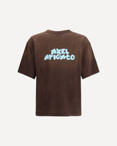 T-Shirt Bubble Reverse  - MARRONE | Base Blu