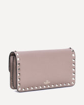 Pochette Rockstud con catena - ROSA | Base Blu