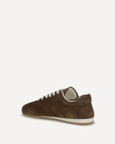 Sneakers in pelle scamosciata - MARRONE | Base Blu