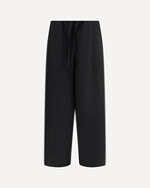 Drawstring dinner Trousers - BLACK | Base Blu