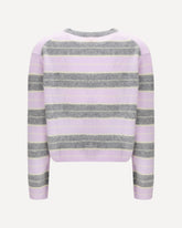 Grizzly Stripe Crew Jumper - MULTICOLOUR | Base Blu