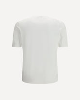 Crewneck cotton short sleeve Knit - WHITE | Base Blu