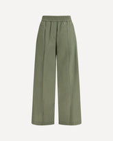 Mixed cotton Pants - GREEN | Base Blu