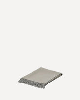 Silk Plaid with fringes - GREY | Base Blu