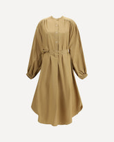 Vitti Shirt Dress - BEIGE | Base Blu
