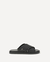 Gancini Sandals - BLACK | Base Blu
