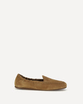 Suede Loafers - BROWN | Base Blu