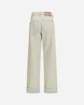 Jeans in cotone con tasche applicate - BEIGE | Base Blu