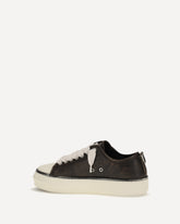 Rep-Cap Sneakers in leather - BROWN | Base Blu