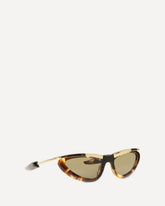 Prisma cat-eye Sunglasses - BROWN | Base Blu