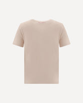 T-shirt with flowers and sequins - PINK | Base Blu
