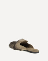 Sheepskin Mules - GREY | Base Blu