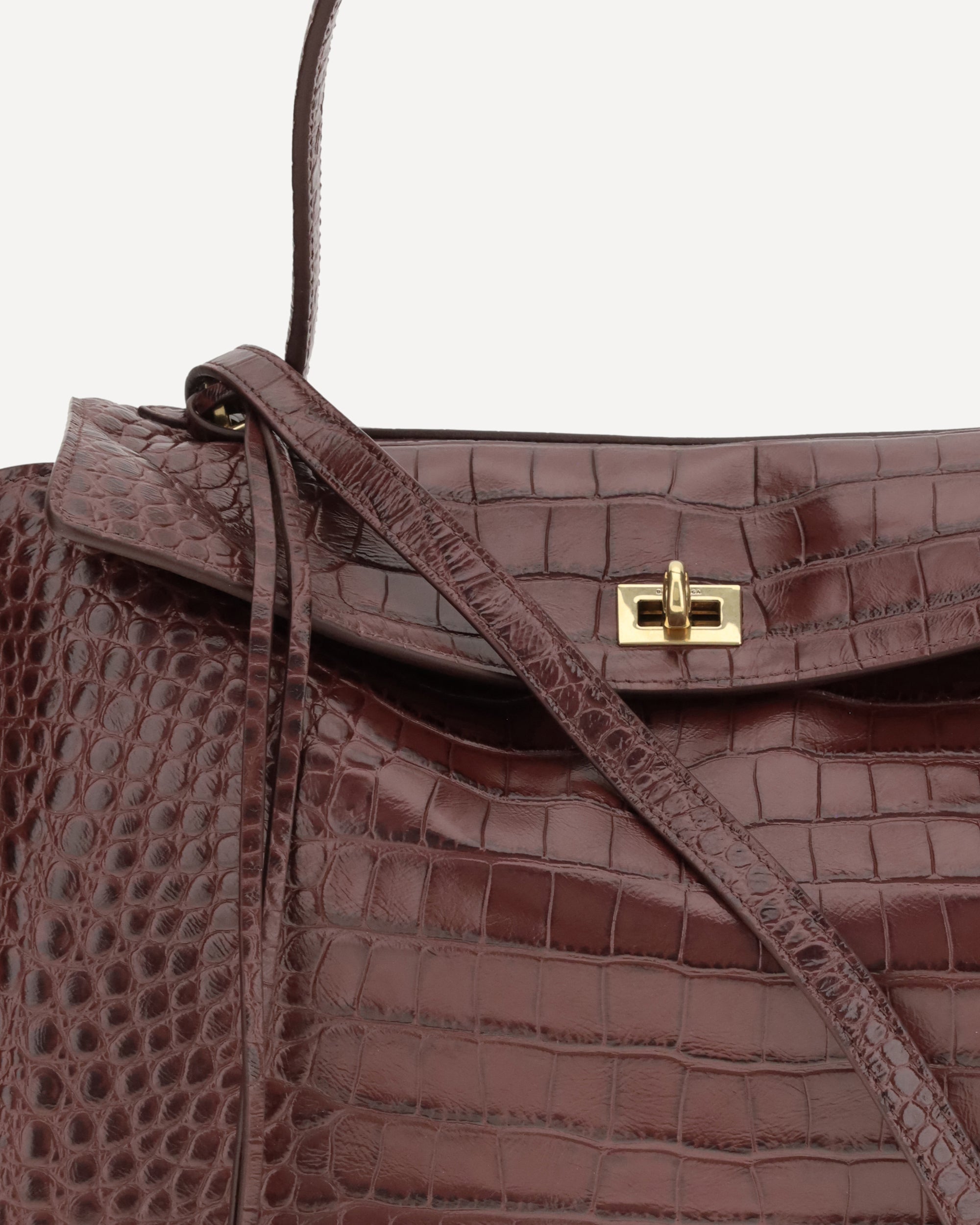 BALENCIAGA Rodeo Medium Handbag BROWN | Base Blu