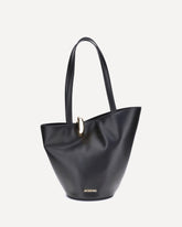 Borsa a Secchiello La Bambola grande - NERO | Base Blu