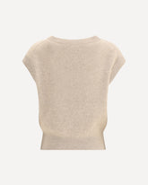 Ribbed Vest - BEIGE | Base Blu