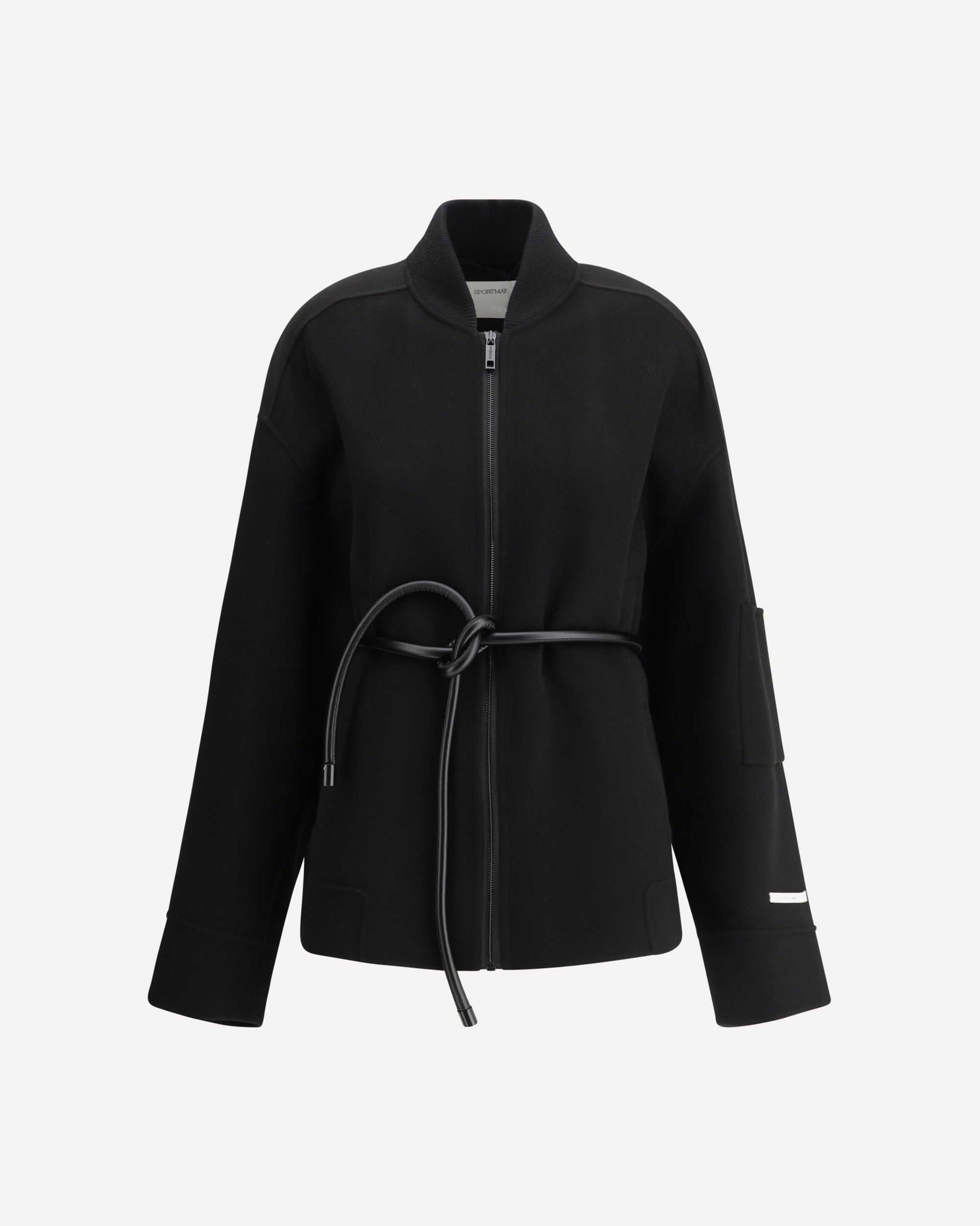 MAX MARA SPORTMAX Vitalba wool Jacket BLACK Base Blu