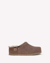 Sabot Otzo in nabuk - MARRONE | Base Blu