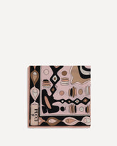 Angoli-print silk Scarf - PINK | Base Blu