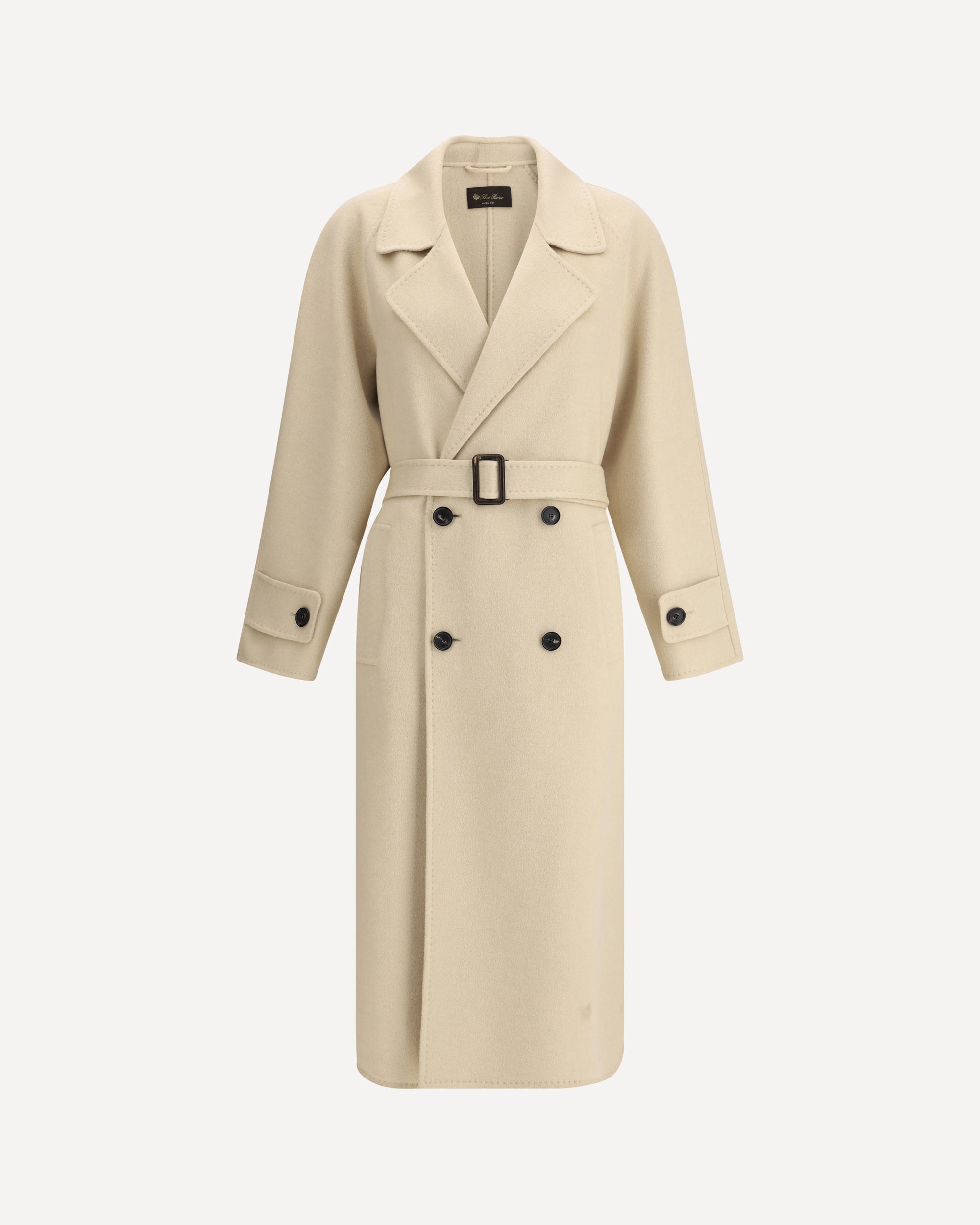 LORO PIANA Long cashmere Coat BEIGE | Base Blu