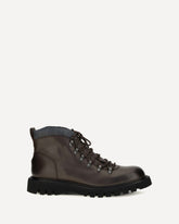 Leather lace-up Boots - BROWN | Base Blu
